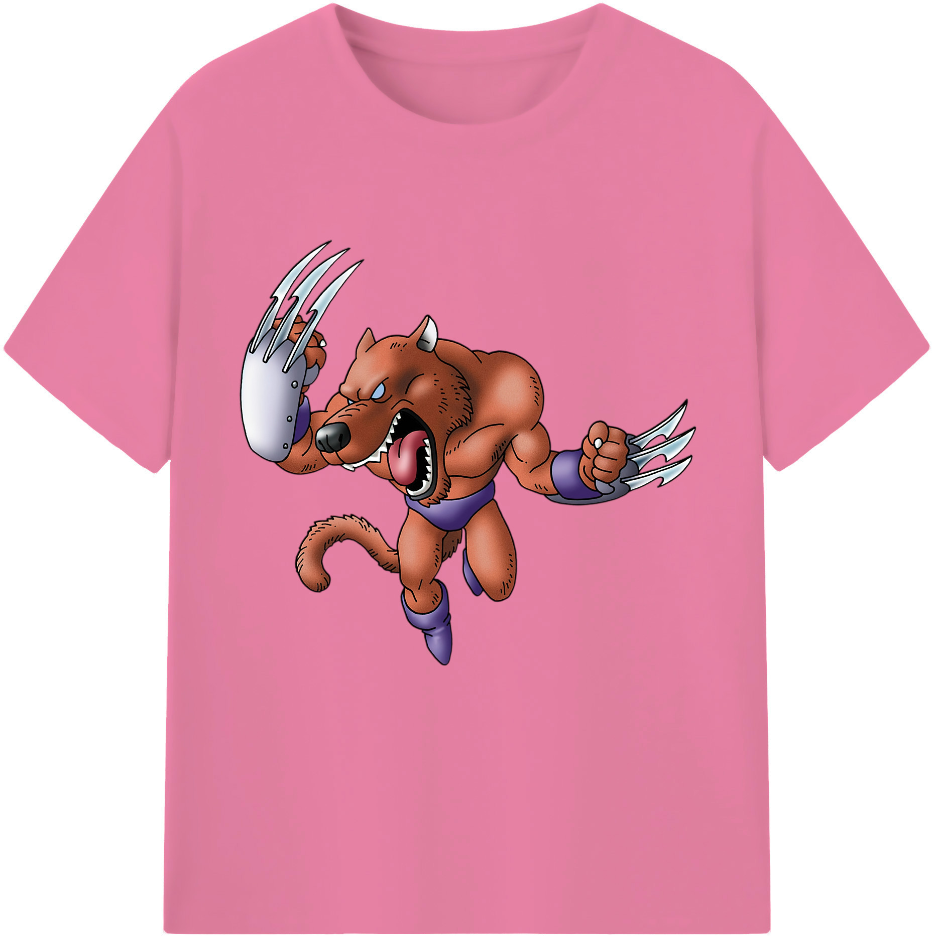 （画像用） ドラゴンクエスト Doragon Kuesuto Dragon Quest 綿100％半袖Tシャツ（フロントプリント）